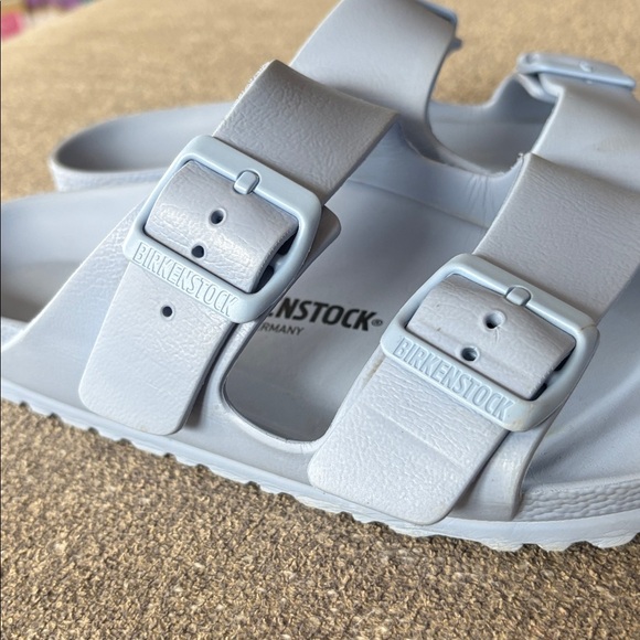 BIRKENSTOCK Arizona Double-Strap Elemental Blue EVA Sandals Size 39 or 8-8.5 - Picture 2 of 4